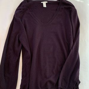 H&M purple sweater
